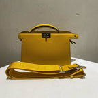 Fendi Peekaboo ISeeU XCross Yellow Small Crossbody Bag