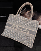 Dior Oblique Tote Bag Grey 2020 - Christian Dior