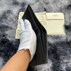 Fendi Roma Script IV Light Brown Leather Wallet