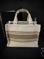 Celine Canvas Tote Bag Brand New with Long Strap - Beige