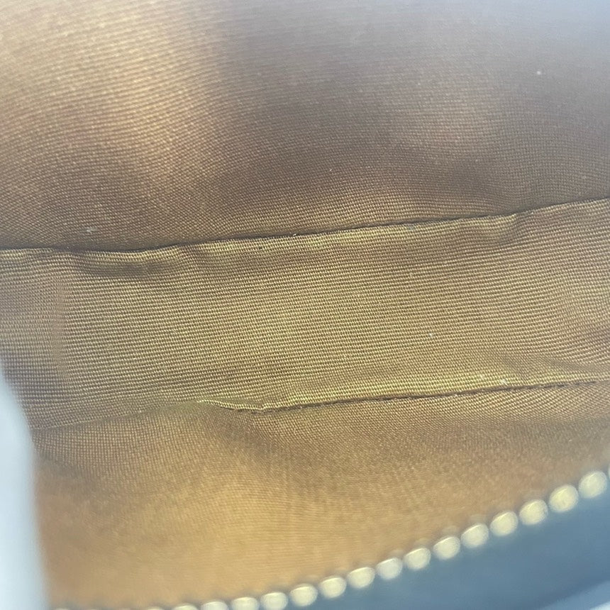 Celine Ava Brown Canvas Shoulder Bag 12119232