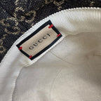 Gucci GG Denim Hat Black 57cm FM9065