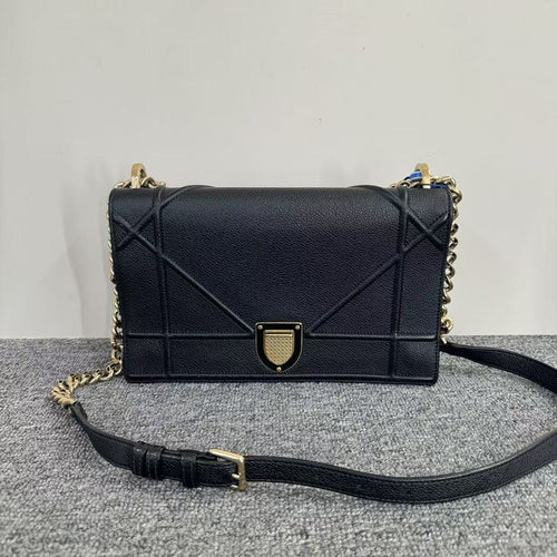 Dior Diorama Bag Black Leather Crossbody
