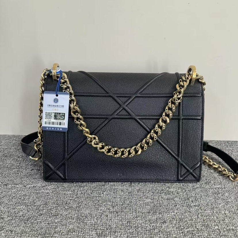 Dior Diorama Bag Black Leather Crossbody