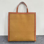 Celine Paris Canvas Tan Tote Bag