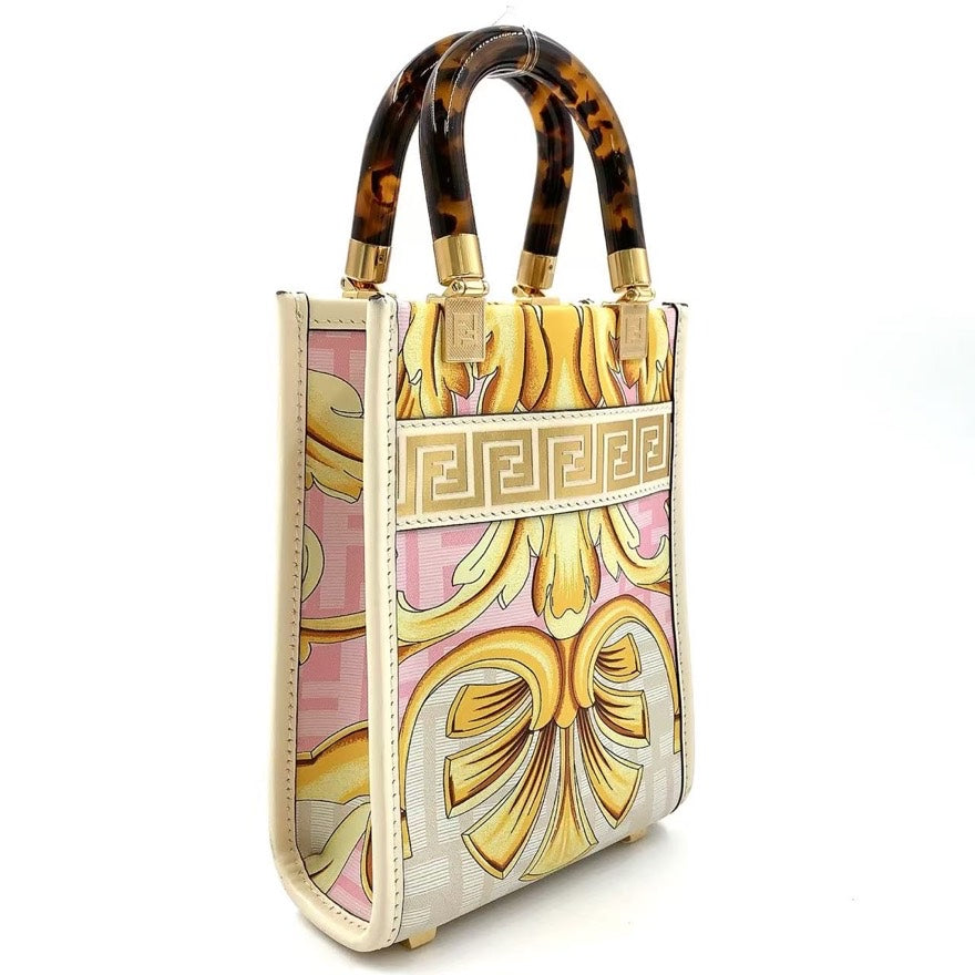 Fendi x Versace Sunshine Mini 2way Bag LB109224 Multicolor Handle Bag