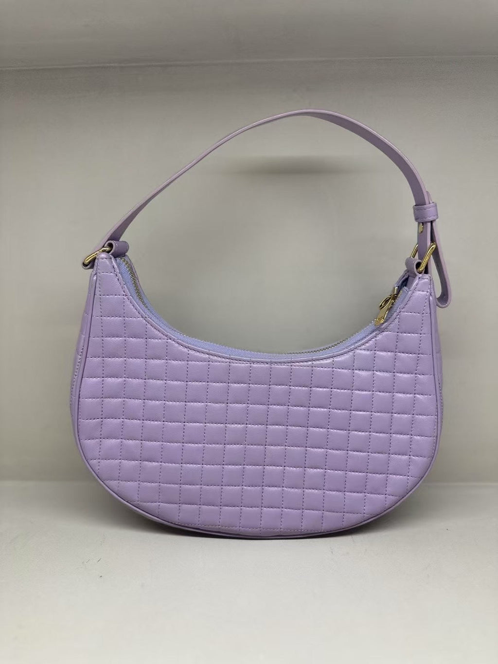 Celine Triomphe Ava Hobo Bag Lilac Leather