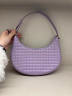Celine Triomphe Ava Hobo Bag Lilac Leather