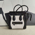 Celine Luggage Micro Tote Bag Black Leather