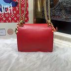 Fendi Kan I Red Leather Shoulder Bag -  Condition