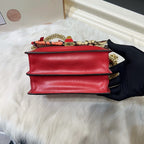 Fendi Kan I Red Leather Shoulder Bag -  Condition