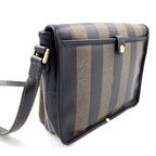 Fendi PVC Leather Crossbody LB106887 Black Crossbody Bag