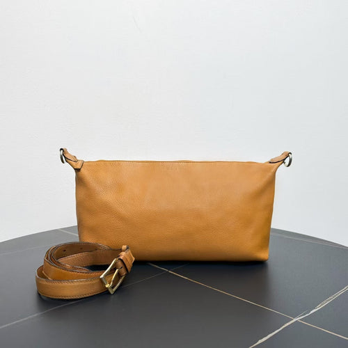 Celine  Tan Leather Shoulder Bag