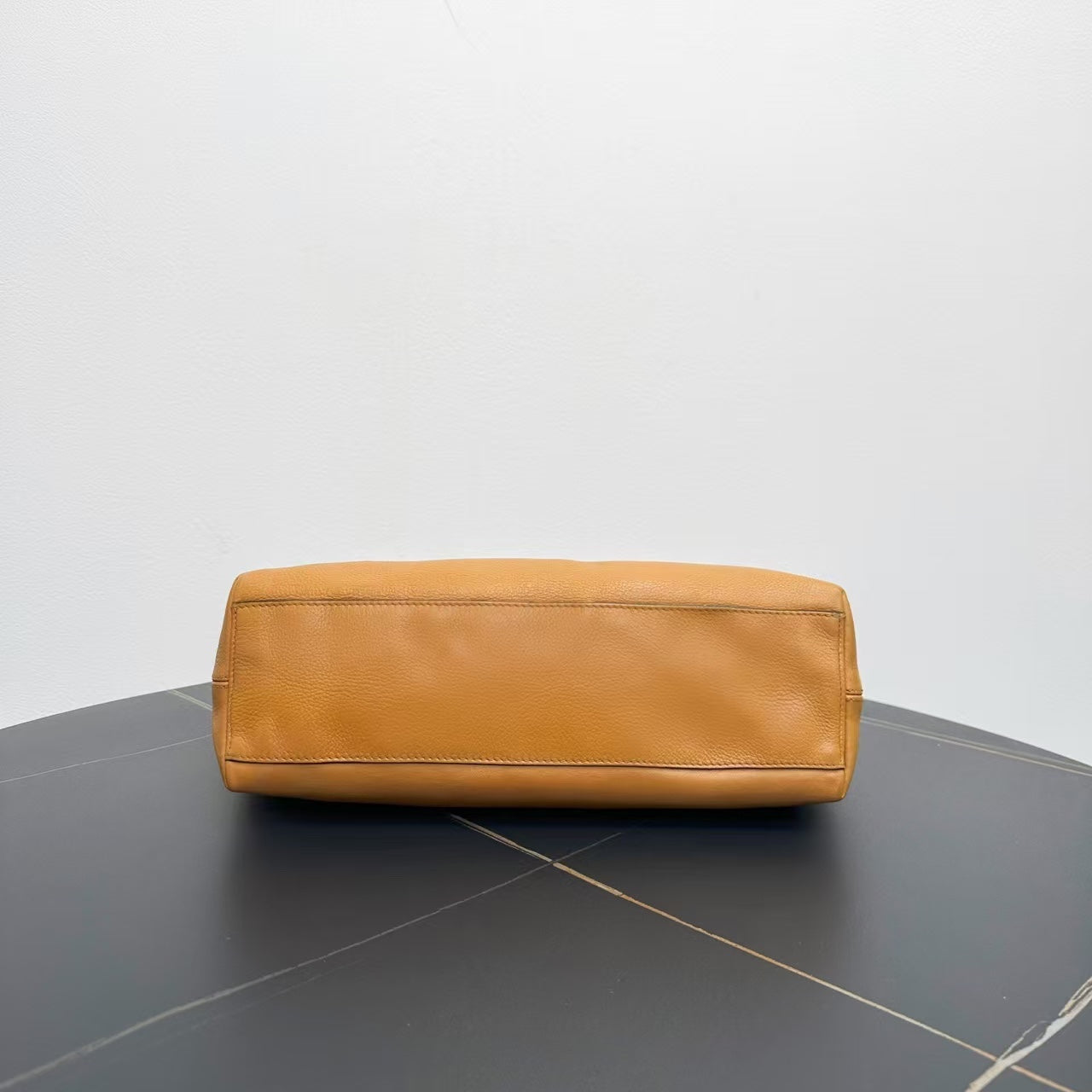 Celine  Tan Leather Shoulder Bag