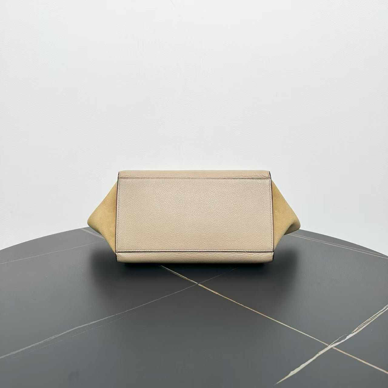 Celine Beige Trapeze Tote Bag -  Designer Handbag