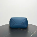Celine Medium Cabas Phantom Tote Bag in Blue Leather Tote