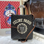 Celine Box Bag in Black Leather Shoulder Bag