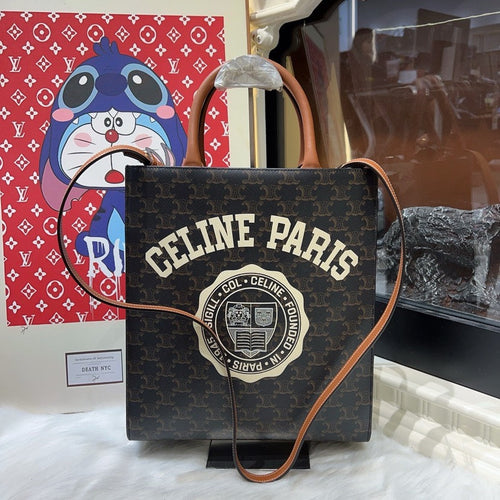 Celine Box Bag in Black Leather Shoulder Bag