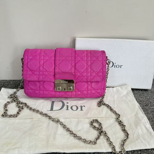 Dior  Diorama Pink Quilted Crossbody Bag