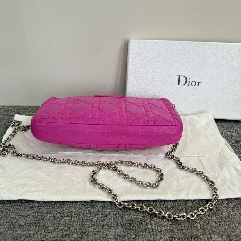 Dior  Diorama Pink Quilted Crossbody Bag