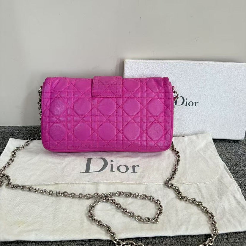 Dior  Diorama Pink Quilted Crossbody Bag