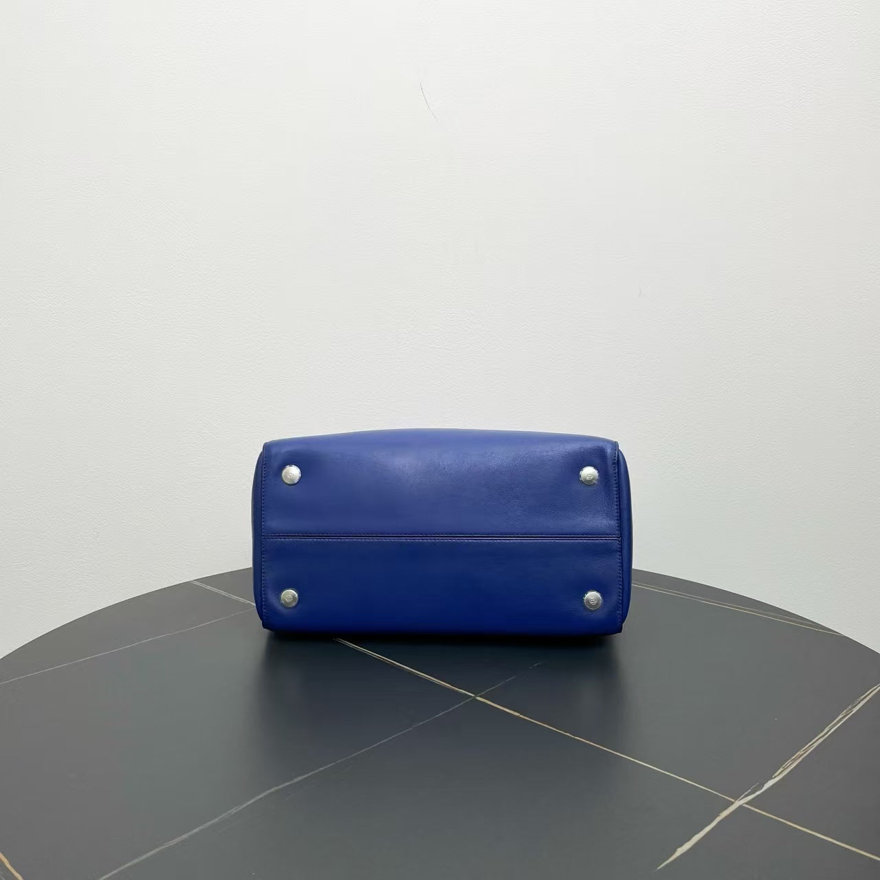 Dior Blue Leather Tote Bag -  Designer Handbag