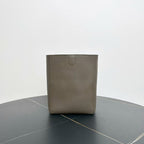Celine Shoulder Bag Taupe Grained Leather Medium Size