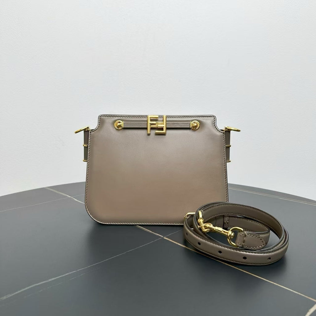 Fendi By The Way Two-Way Bag Beige Shoulder Bag