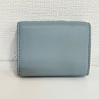 Fendi Zucca Leather Compact Wallet Grey