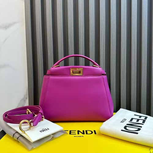 Fendi Peekaboo Pink Two-Way Bag