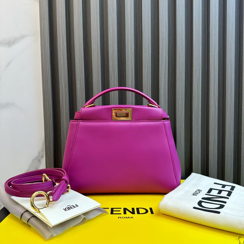 Fendi Peekaboo Pink Two-Way Bag