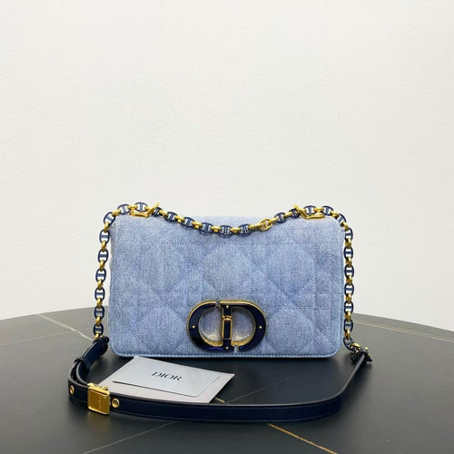 Dior Bobby Blue Denim Shoulder Bag