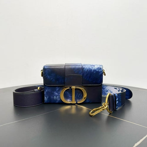 Dior Blue Tie-Dye Shoulder Bag