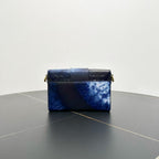 Dior Blue Tie-Dye Shoulder Bag