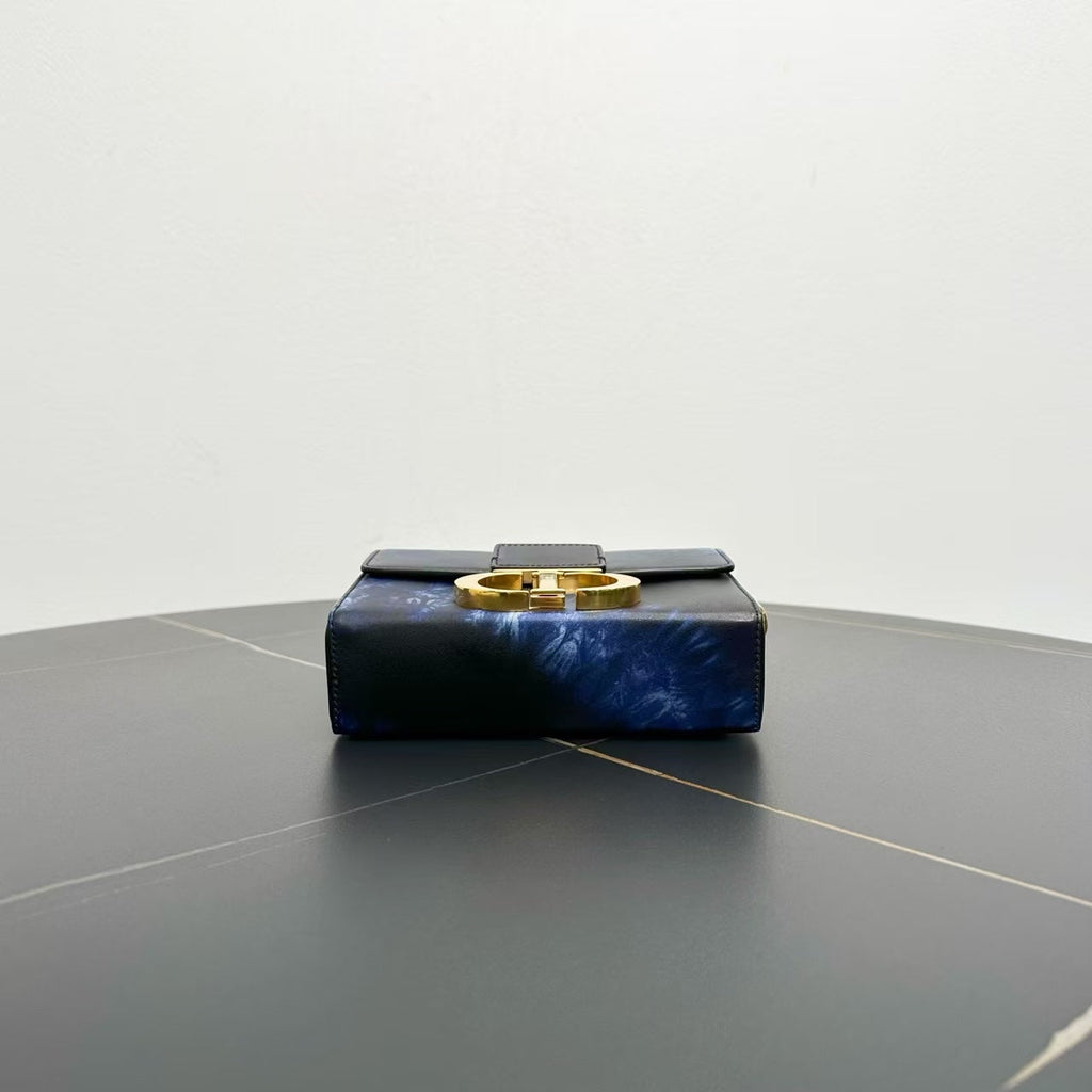Dior Blue Tie-Dye Shoulder Bag