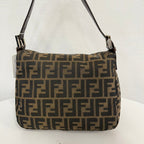 Fendi Zucca Shoulder Bag FM0120 Brown Canvas