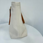 Celine Canvas Leather Tote Bag FM0160 in Beige