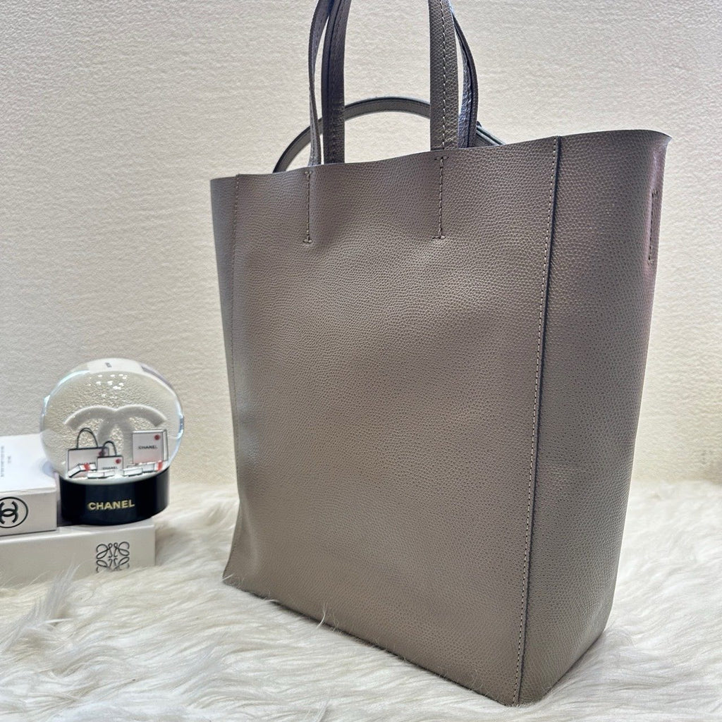 Celine Tote Phantom Medium Gray Leather Tote Bag