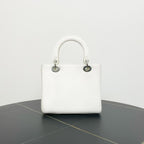 Dior Lady Bag White Top Handle