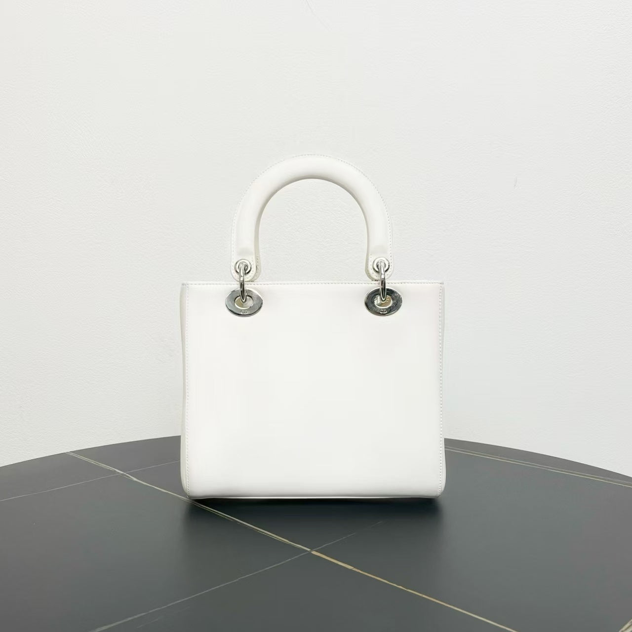 Dior Lady Bag White Top Handle