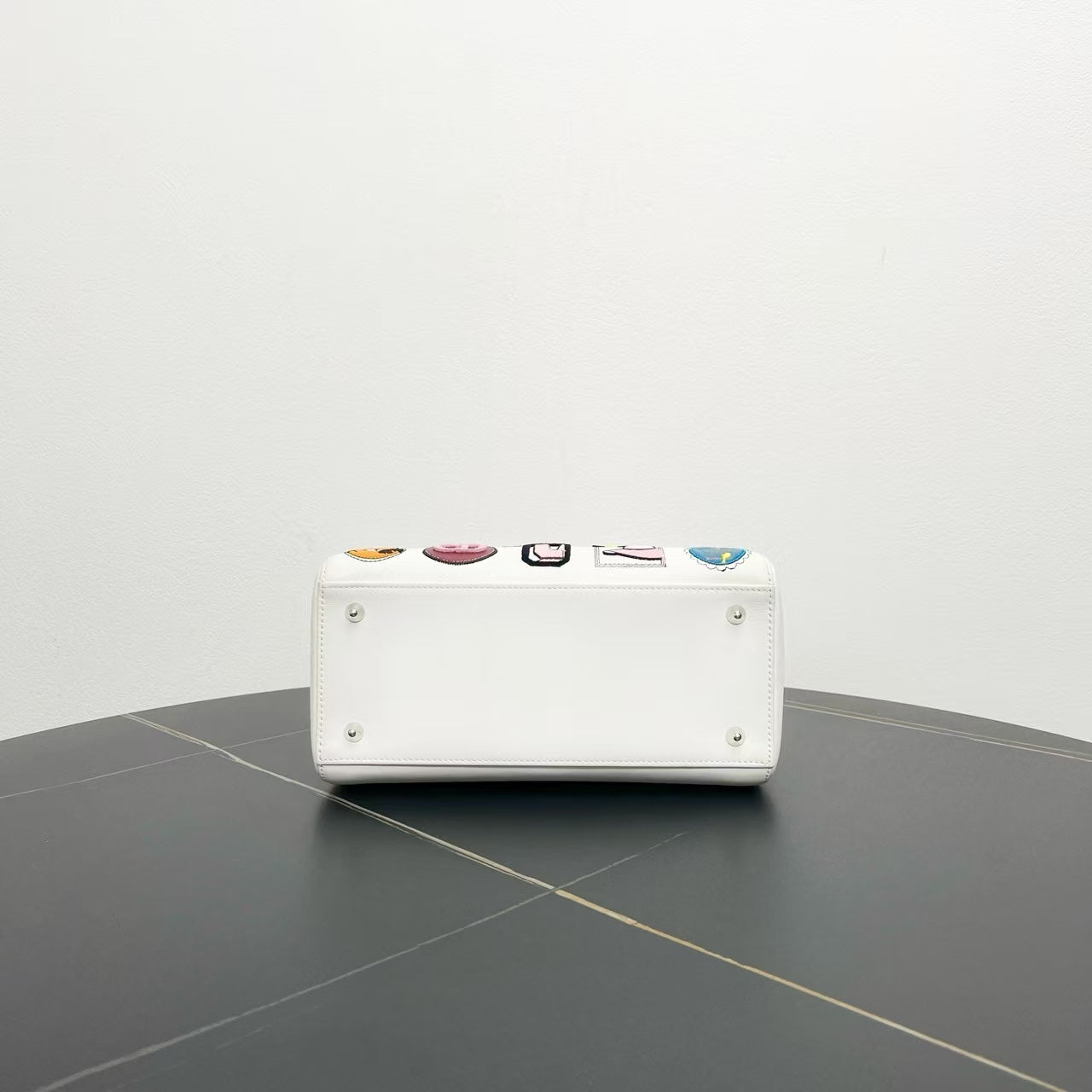 Dior Lady Bag White Top Handle