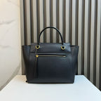Celine Belt Bag Black Leather Two-Way Satchel
