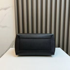 Celine Belt Bag Black Leather Two-Way Satchel