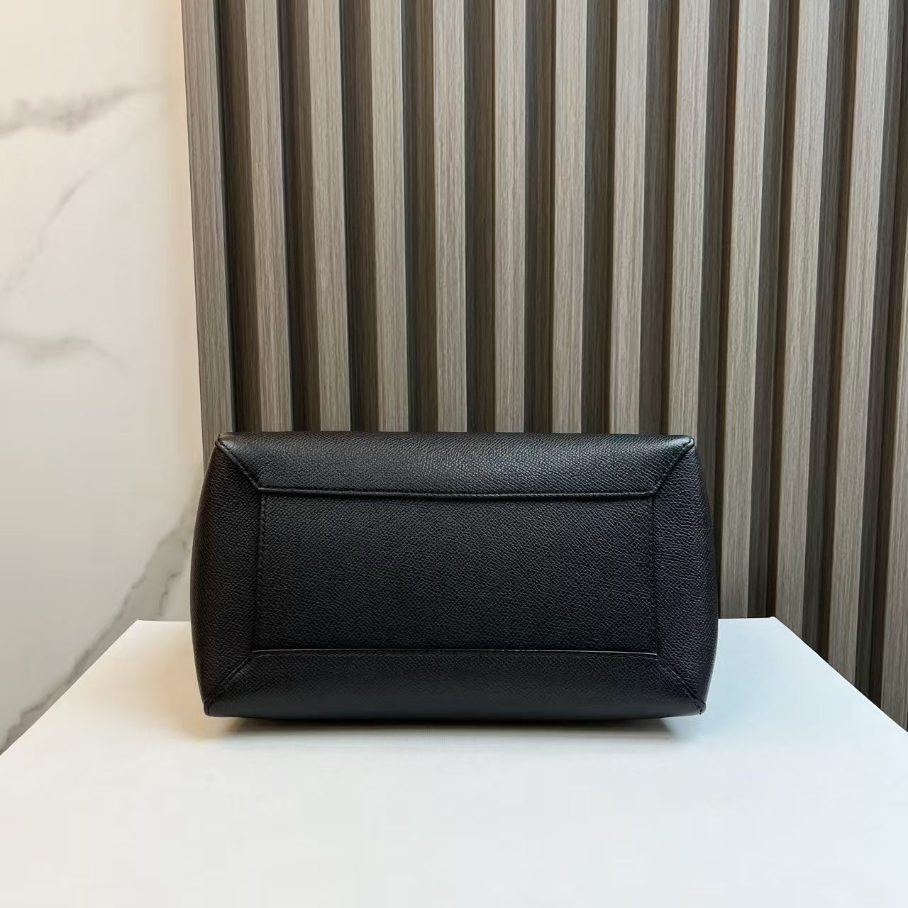 Celine Belt Bag Black Leather Two-Way Satchel