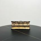 Celine Vintage Black Leather Shoulder Bag