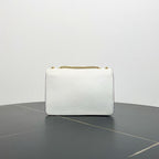 Fendi White Peekaboo Shoulder Bag -
