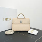 Dior Beige Two-Way Top Handle Bag