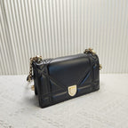 Dior Black Leather Shoulder Bag