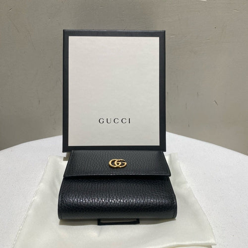 Gucci GG Marmont Black Leather Wallet