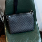 Gucci   Leather Crossbody Bag AF655 in Black